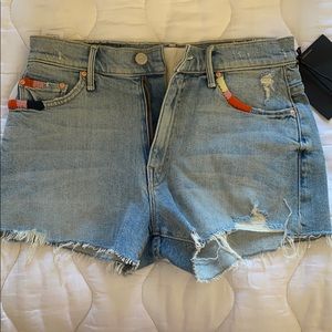 Denim shorts